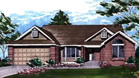 image of affordable ranch house plan 1814